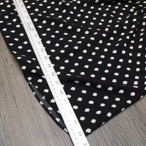ELLE Black Polka Dot Mini Dress Short Sleeve